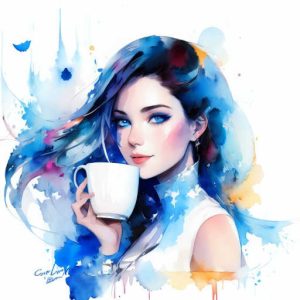 How Zeolite Works - Beauty girl with cup of zeolite